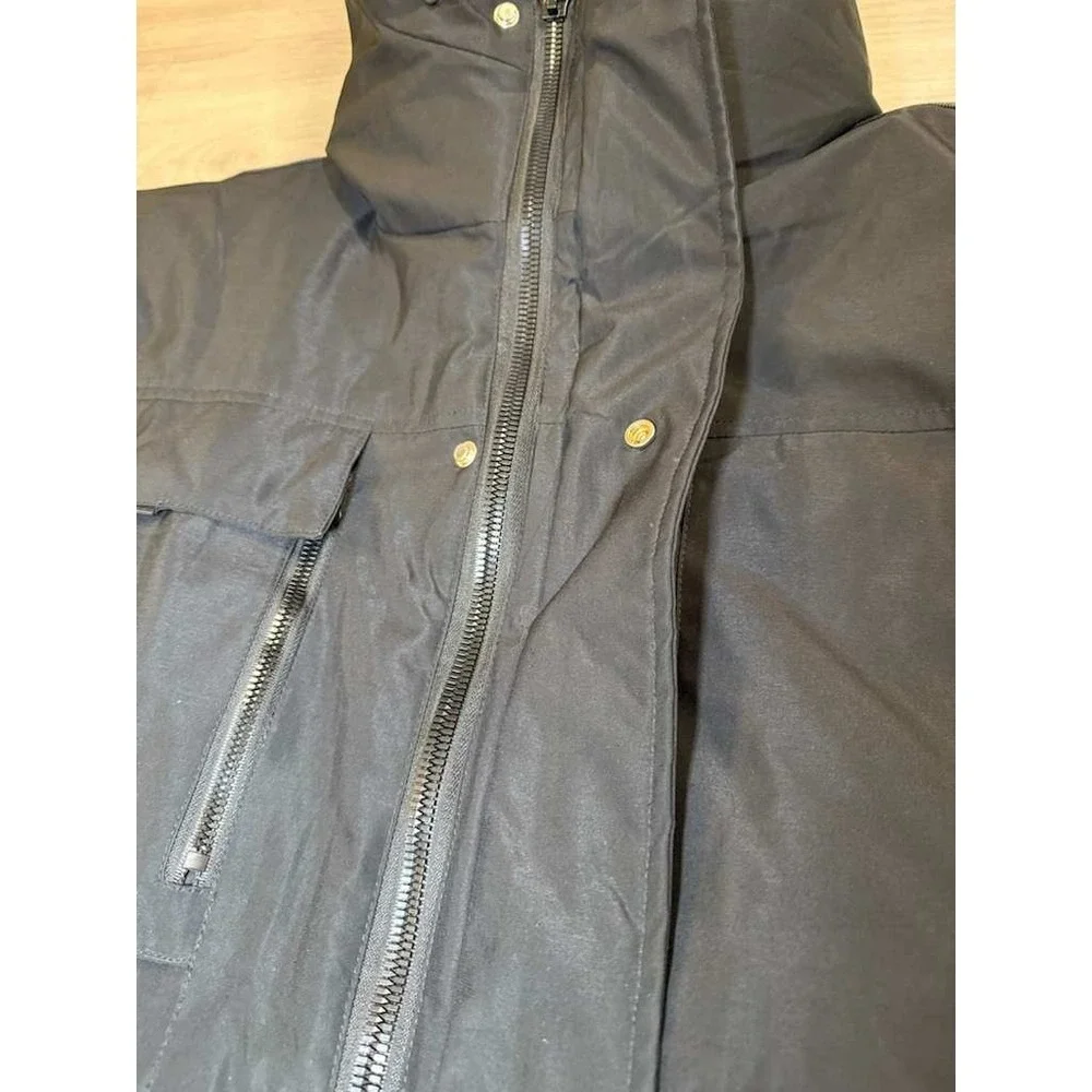 DASCRAMB Insulated Hooded Jacket Mens XL Black Utility Parka Winter Coat